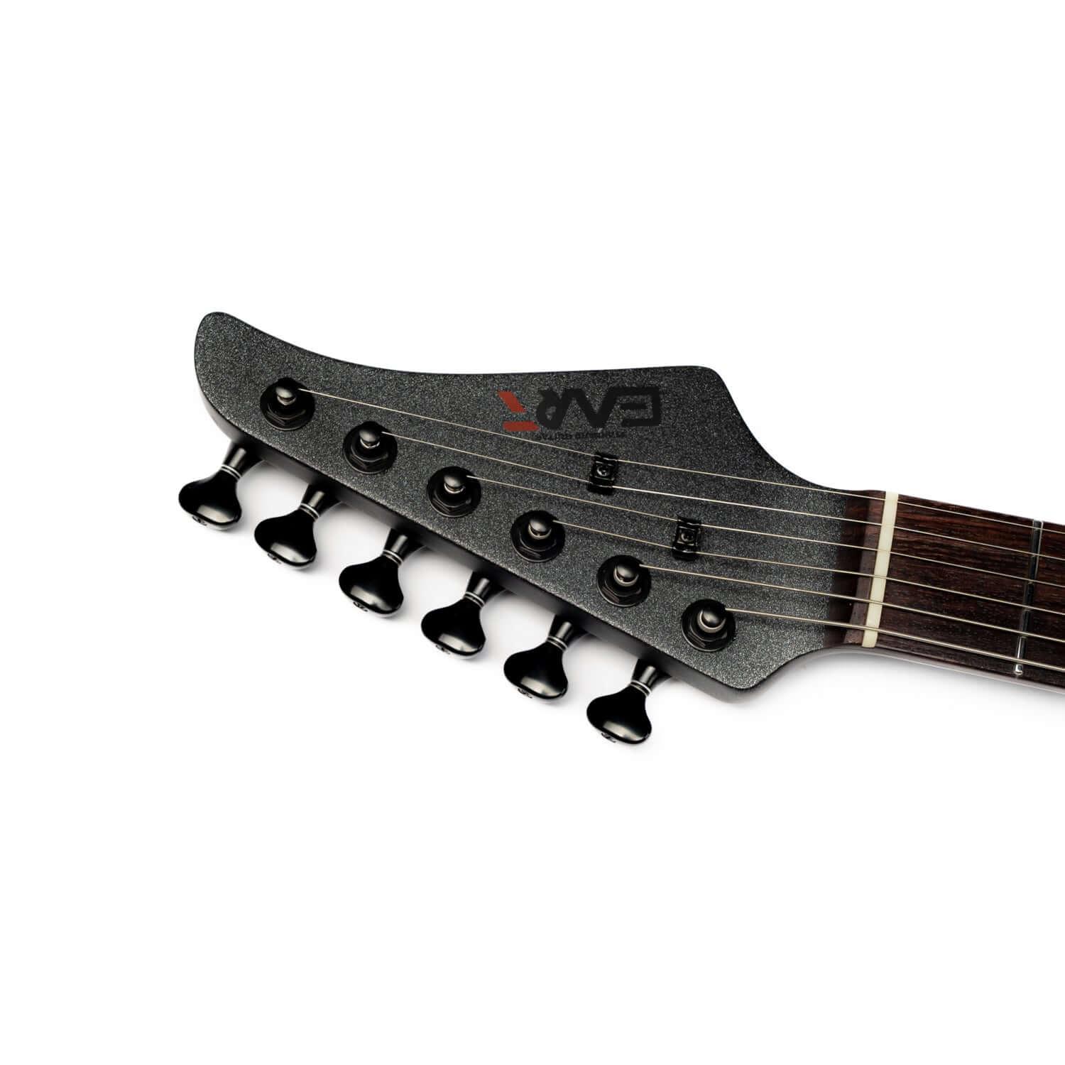 EART Guitars, TL-281, Roasted Canada Maple Neck Rock Metal Electric Guitars, Black - Image 4