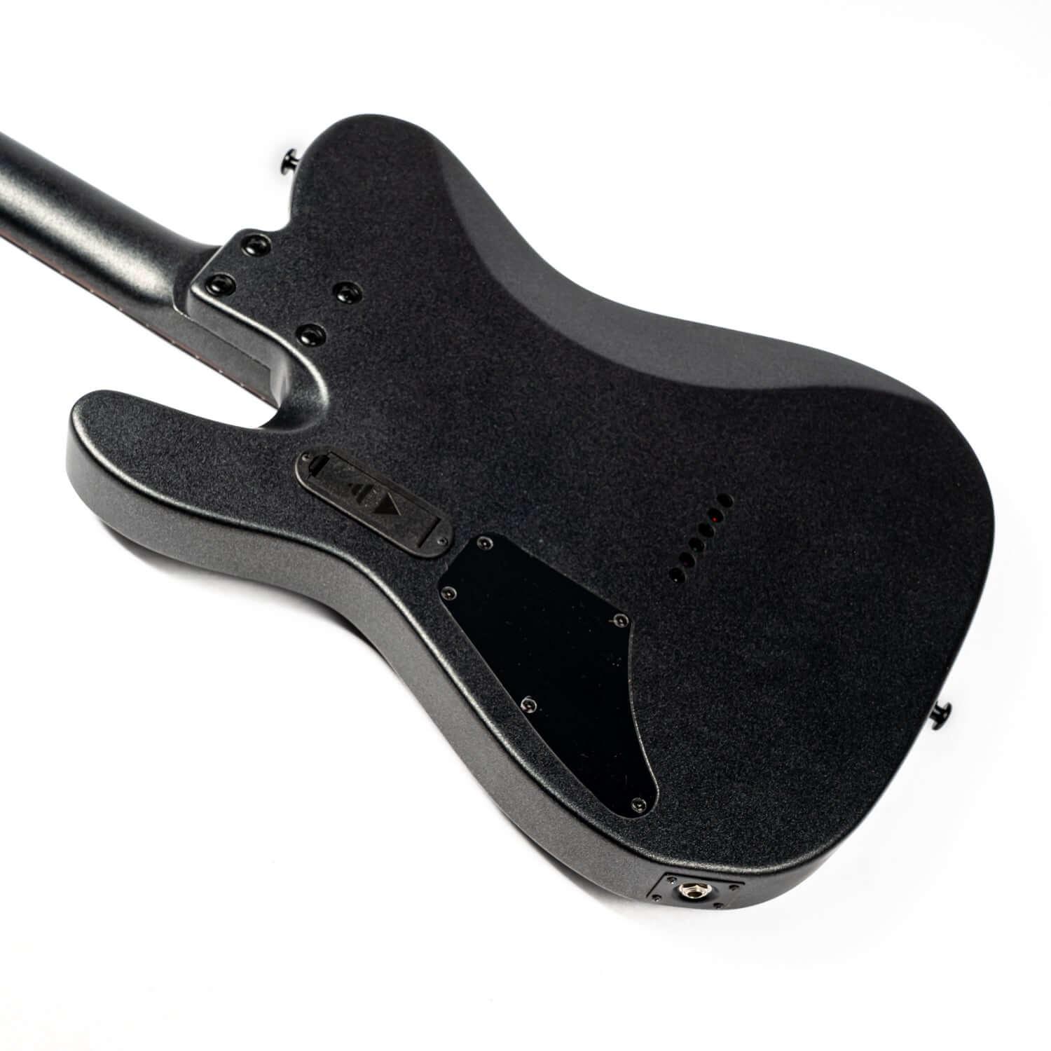 EART Guitars, TL-281, Roasted Canada Maple Neck Rock Metal Electric Guitars, Black - Image 8