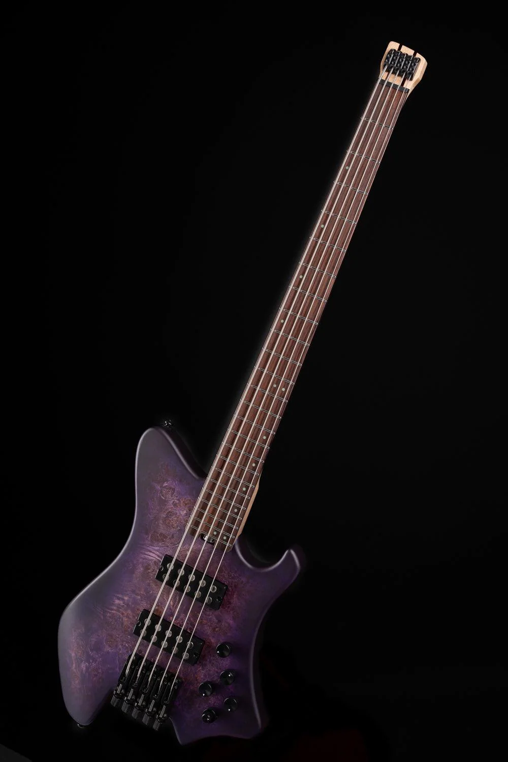 Eart Guitars, BW-5, Roasted Bookmatch Mahogany Body 5 String Bass - Image 11