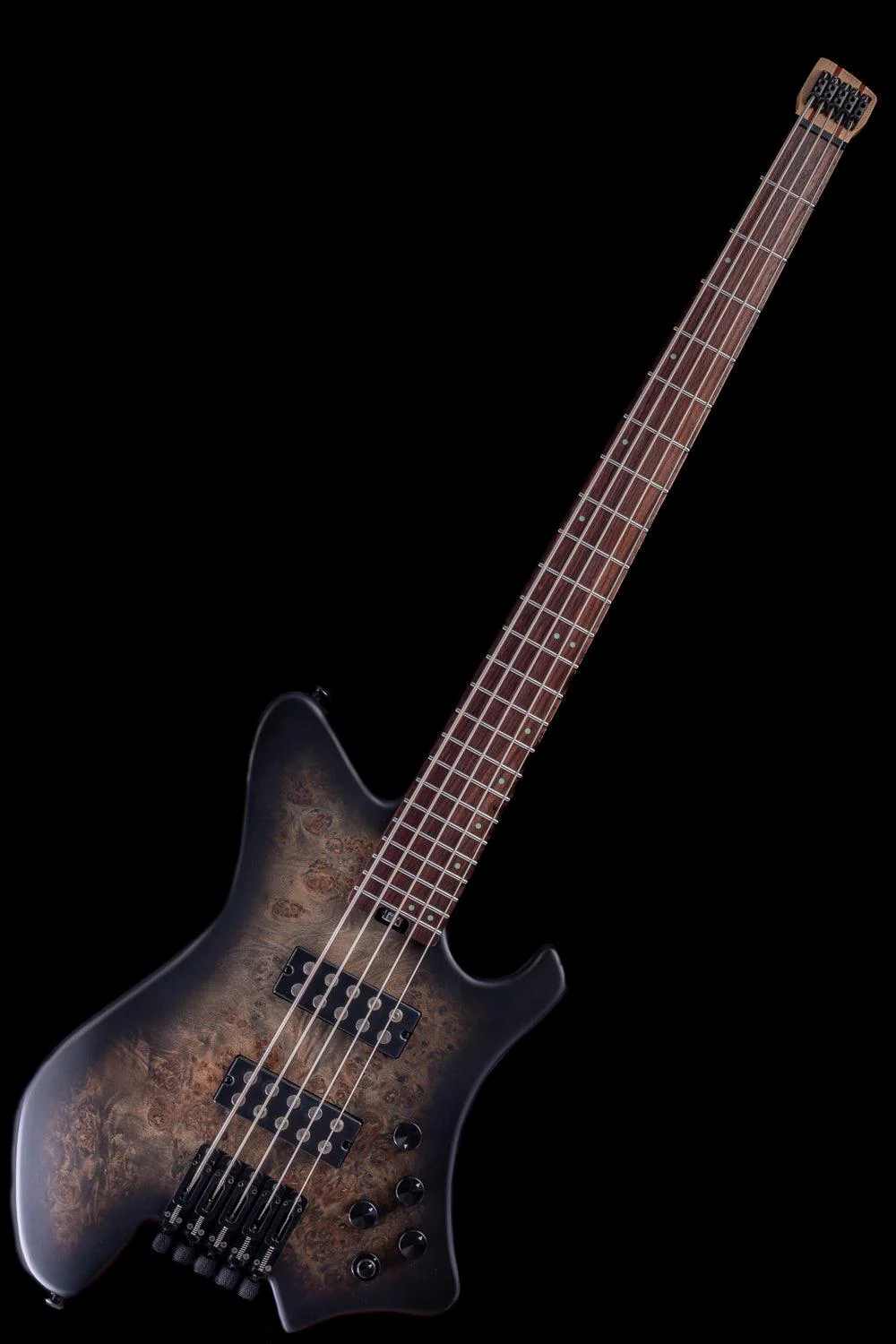 Eart Guitars, BW-5, Roasted Bookmatch Mahogany Body 5 String Bass - Image 8