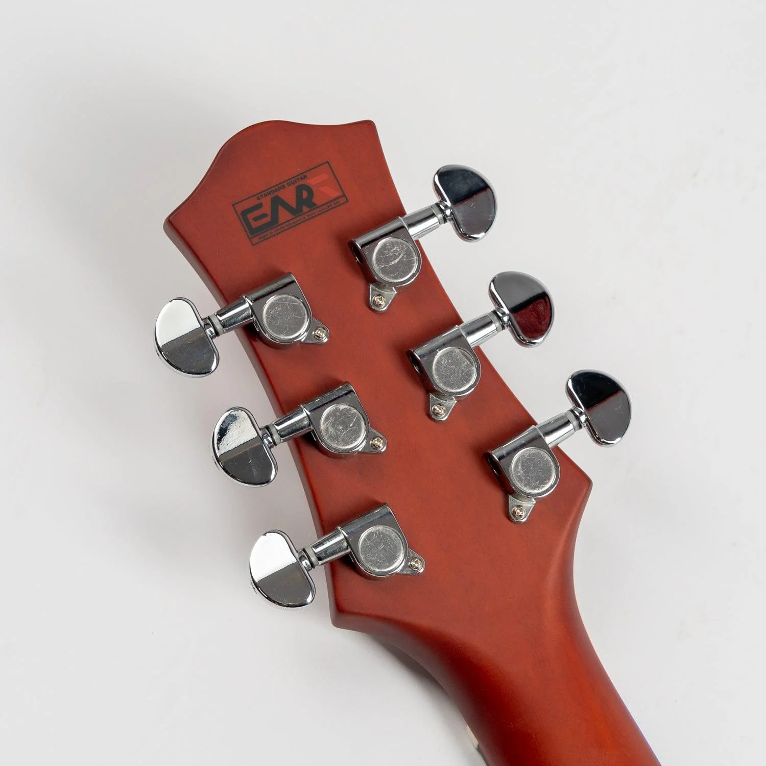 Eart Guitars, EGLP-610, Thin Body Okoume Body 3-Way Switch 1 Tone 1 Volume Electric Guitar, Honey Tea - Image 4